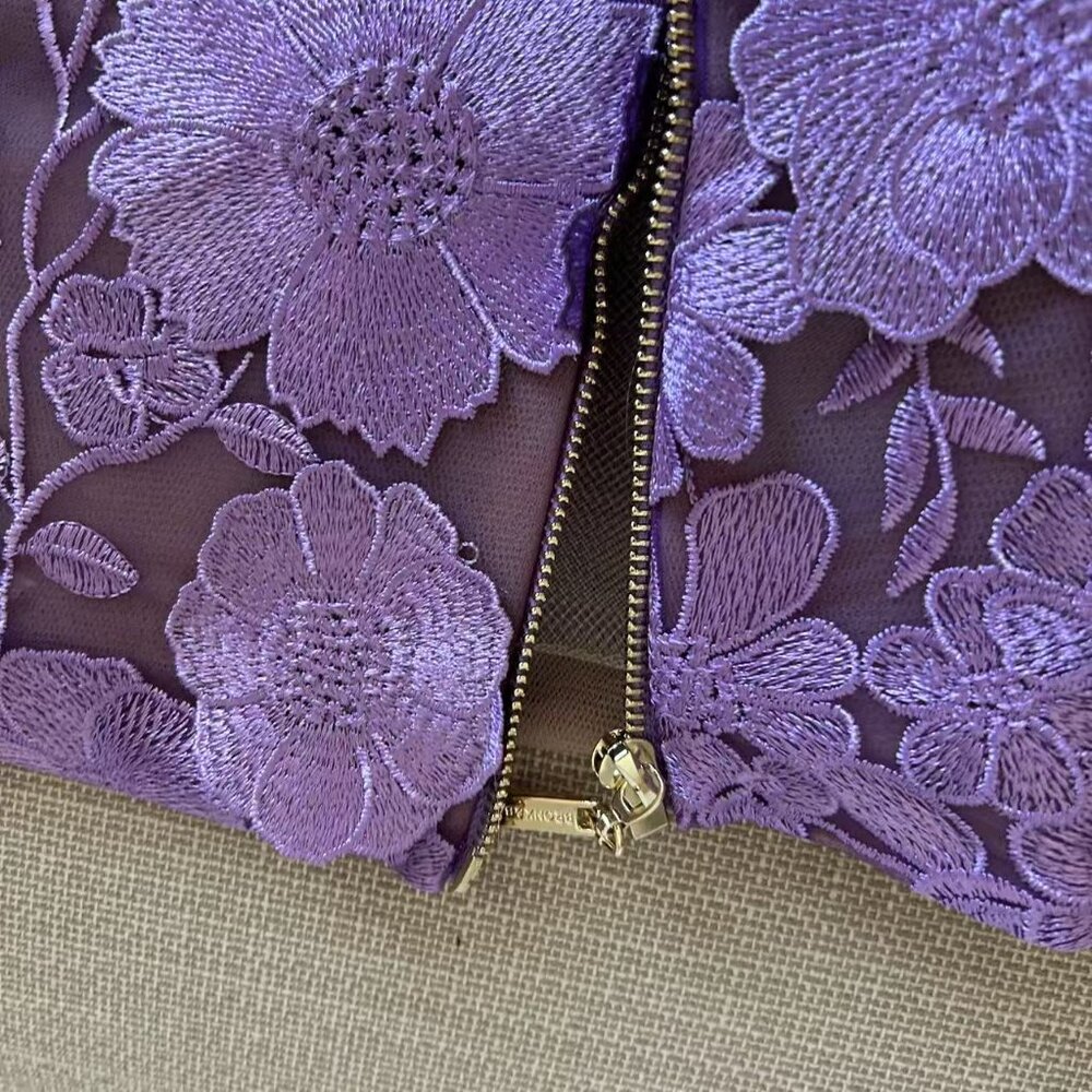 Bronx and Banco Jasmine Maraya Strapless Mini Dress XSmall Lilac Lavender Cockta - Picture 11 of 12